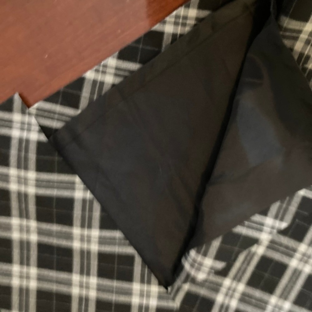 Express Womens Size 2 Black White Plaid Pencil Skirt High Waist Knee Length - Picture 9 of 12